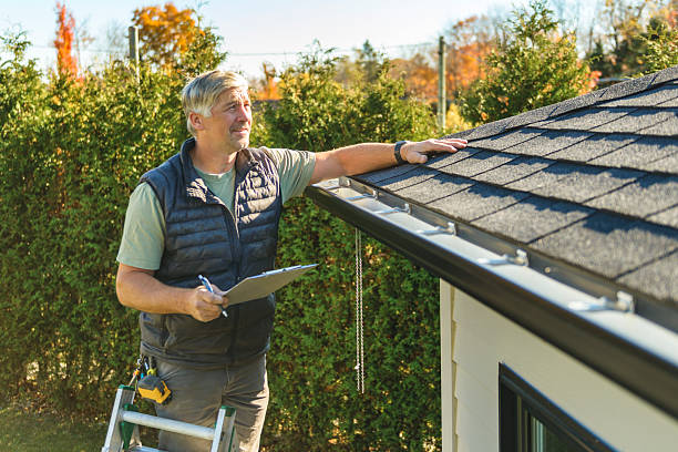 Professional Roofing technician working in Middlebrook, VA